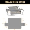 PrinceDeco 100% Waterproof Loveseat Covers for 2 Cushion Couch Sofa