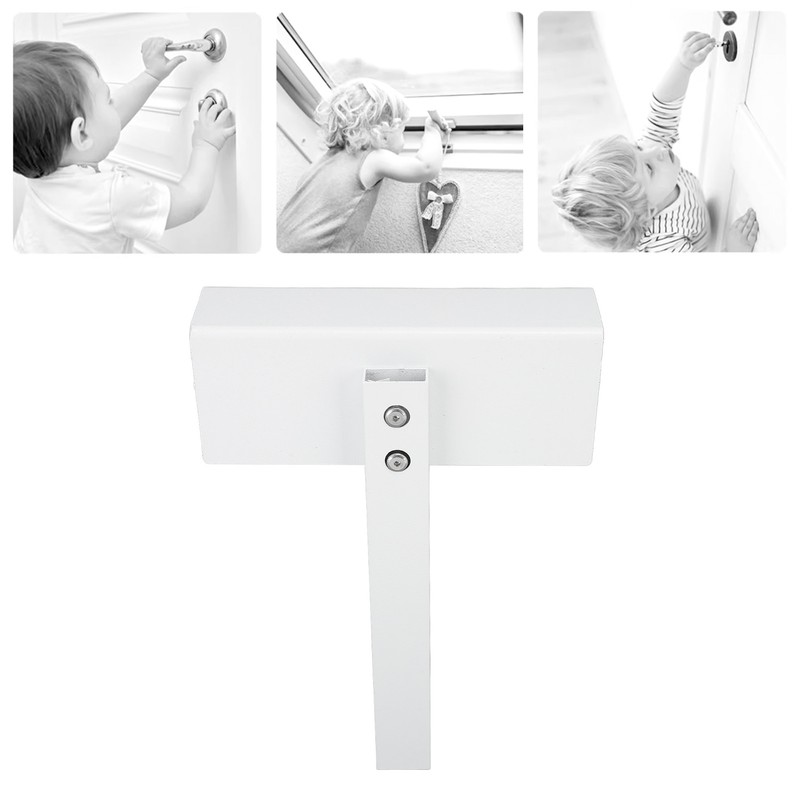 Bi Fold Lock Aluminum Alloy Double Door Bifold Lock Childproof