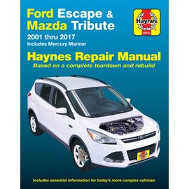 Ford Escape (01-17), Mazda Tribute (01-11) & Mercury Mariner (05-11) Haynes Repair Manual (Does not include information specific to hybrid model. ... specific exclusion noted) (Haynes Automotive)
