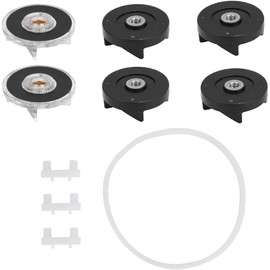 Repuesto Base Gear y Gear para Batidora Bulle 250W Accesorios de Engranajes de Goma y Plástico Sustitución Fácil Compatible con Mezclador de Cocina Multifuncional Duradero y Estable Ideal para Prepara