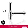 Schläfer 4396115 | Chrome ABS 1 1/4 Siphon, Bottle Siphon