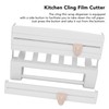 Cling Film Holder Wall Mount Multifunctional Cling Film Cutter with
