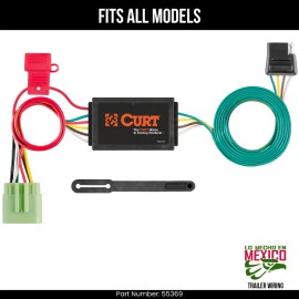 Curt For 99-04 Jeep Grand Cherokee 4 Pin Trailer Wiring Plug Fits All Models Curt Kit