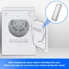 WE22X35337 Washer Dryer Lint Screen Filter丨Dryer Lint Filter Slide Guide丨washer