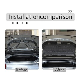 Hudiriy Tailgate Storage Bag Compatible with Mazda MX-5 NC RF Miata 2016-2023 Car Trunk Lid Storage Bag Mounted,1pc Tailgate Tool Kit Canvas Bag Tool Organizer Pockets