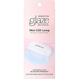 Dashing Diva Mini LED Gel Nail Lamp - Compact and Portable Light for Curing Semicured Nails & All Gel Products - Universal USB LED Lamp Includes USB Cord