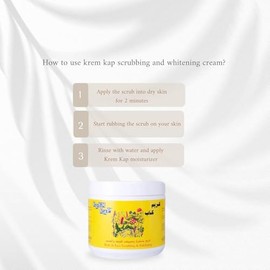 KREM KAP Exfoliante e hidratante para todo tipo de piel, elimina la piel muerta, suaviza e hidrata la piel, facial y corporal, 16.9 onzas líquidas