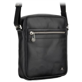 VISCONTI Toscana Collection Colt Leather Messenger Bag TC66 Black
