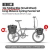 Rhinowalk Waterproof Bicycle Pannier Rack Bag TPU Coating Quick Release