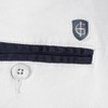 Island Green IGSHO2081 Mens Pop Trim Cotton Shorts Light Grey