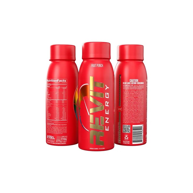 Steel Supplements Steel Revit Bebida Energética 237 Ml 12p