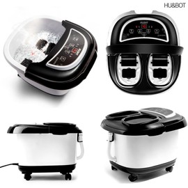 Hu&amp;Bot Massage Roller 8 Sets Bubble Spa Hot Foot Bath/Foot Bath/Leg Bath / 휴앤봇 마사지롤러 8세트 버블스파 열탕 족욕기/족탕기/각탕기