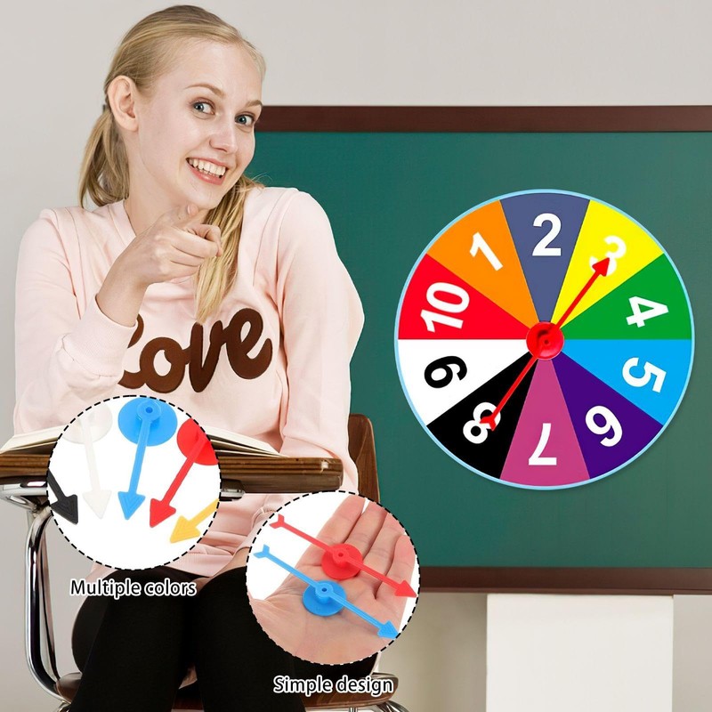 UDNFHL 48-Piece Plastic Arrow Rotators, Creative Gaming Turntable, Reusable, Durable