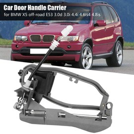 KIMISS Car Door Handle Holder Mounting Bracket Handle Housing Door Handle Holder for X5 E53 51218243615/51228243635/51218243616/51228243635 (Front Right)