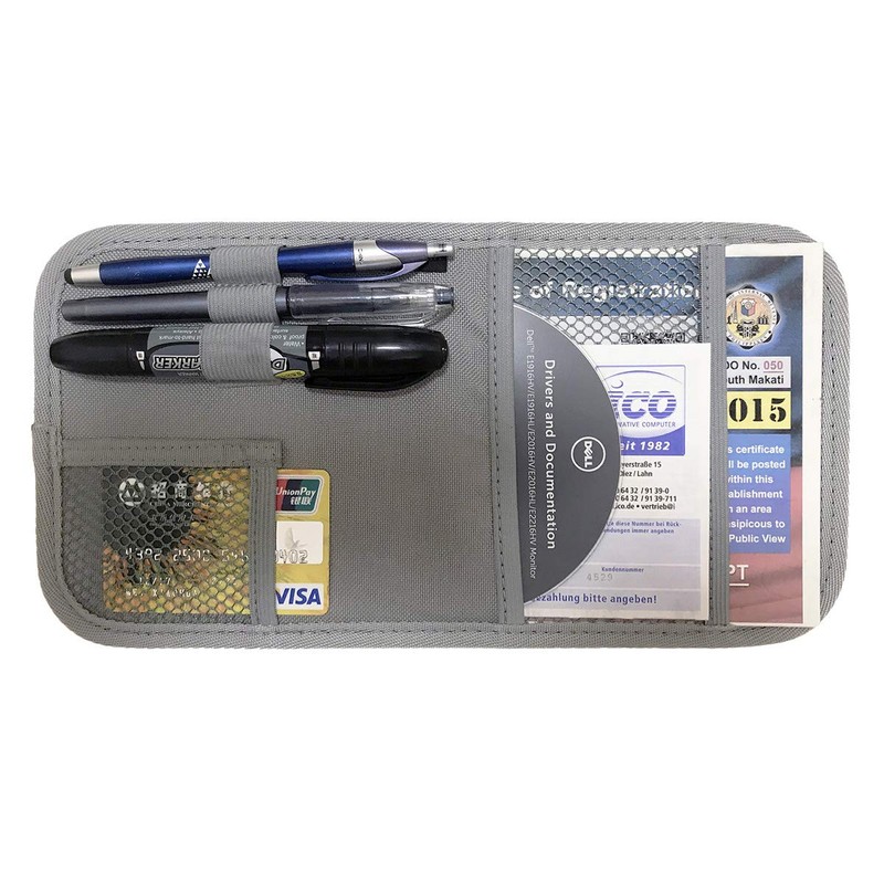 ZugGear Car Sun Visor Organizer, Auto Visor Holder Interior Accessories