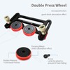 Double Wheel Bearing Roller with Sliding Blocks Table Saw Guide