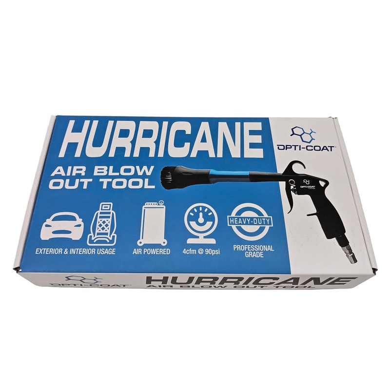 Opti-Coat HURRICANE Air Blow Out Tool for Auto Detailing -