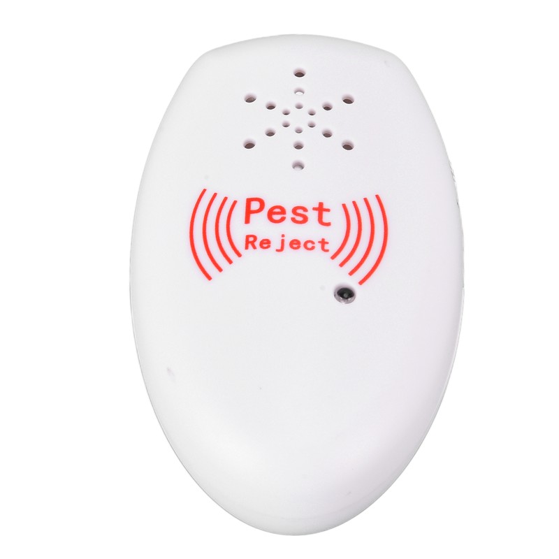 Multifunction Ultrasonic Electronic Mosquito Repellent Pest Repeller USB Rechargeable White