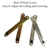 SagaSave 2PCS 10 Gear Adjustable Angle Hinges, Angle Lifting Rod,