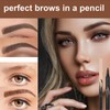 Brow Pencil Black, Eyebrow Pen Long-Lasting, Eye Brow Kit Natural,