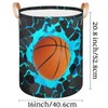 Tiaortas Basketball Collapsible Baby Laundry Basket for Dirty Clothes, Nursery