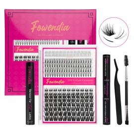 US Local Stock Lash Cluster Kit C D Curl Eyelash Clusters Ultra Thin Band Natural Volume Cluster Lashes KitFalse Eyelashes Style: Natural, length: Mix, color: Black, package: Lavish Wish 028