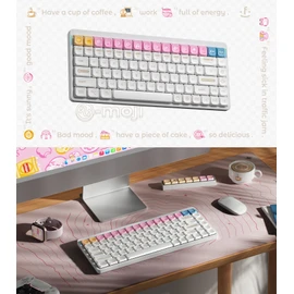 Nuphy Low-Profile Numoji NSA Dye-sub PBT Keycaps - 149 Keys (Bright)