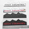 Yoaoo 3x Genuine Black High Country Emblem Badges Door Tailgate