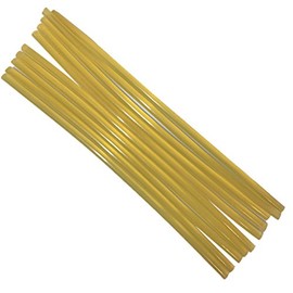 TrendBox Pack of 50 Crystal Yellow 7mmx270mm - Hot Melt Glue Sticks Strips Melting Adhesive for Handmade Craft DIY Home Office Project Craftwork Fix & Repairs