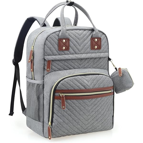 Tuwubi Diaper Bag Backpack, Baby Essentials Travel Tote Bag, Multi