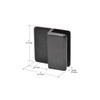 CRL Oil Rubbed Bronze Beveled Style Frameless Shower Door Stop