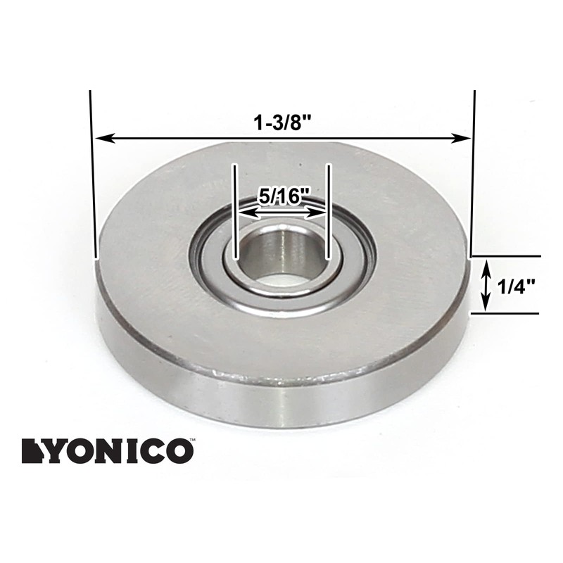 YONICO 5/16-Inch Inner Diameter Arbor Router Bits Bearing 1-3/8-Inch OD