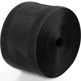 Syhood Cord Cover Floor Carpet Cable Cover Floor Wire Protector Cable Management for Office Carpet Organized and Protect(4 Inch X 100 Feet,Black)