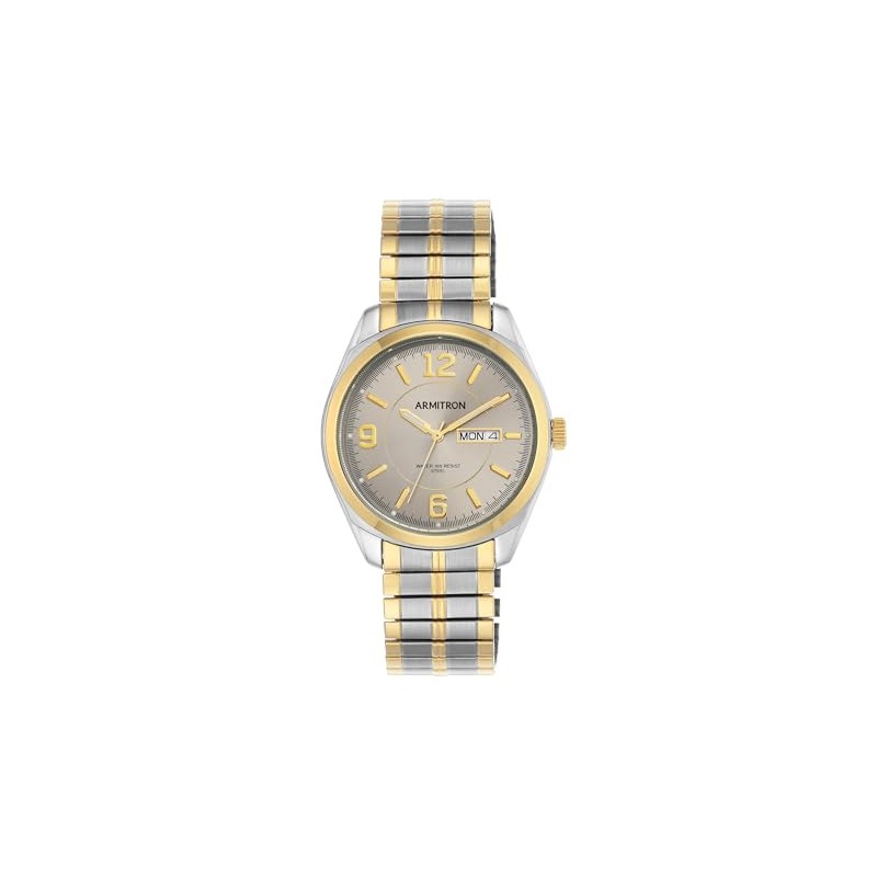 Armitron Men's Day-Date Function Expansion Band Watch, 20-4591
