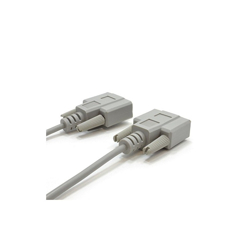 Serial RS232 Null Modem Cable - DB9F to F -