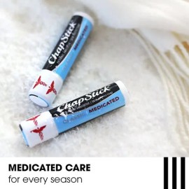 Chapstick Bálsamo Labial Medicado Clásico Y Tubo Protector D