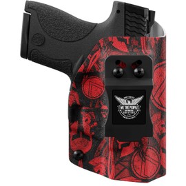 We The People Holsters - Red Spartan Camo - Right Hand - IWB Holster Compatible with Glock 19/19X 23 32 45 w/Streamlight TLR-1/1S/HL Light