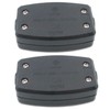 2 Pack 3-Terminal Electrical Junction Box, Flex Connector for Outdoor