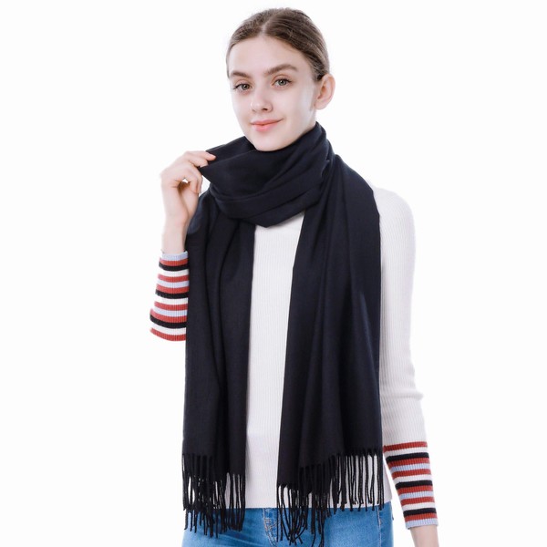 vimate Cashmere Pashmina Scarf and Stole Soft Demen Pashminas, B#