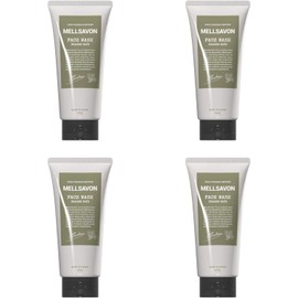 Mellsavon Face Wash, Grass Days, 4.6 oz (130 g) x 4 Piece Set, Face Wash, Grass Days Scent