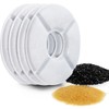 12Pcs Cat Water Fountain Filters Triple Filtration Water Purification Round