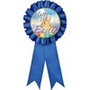 Happy Easter Blue Rosette Ribbon, Easter Trophy Ribbon Award Prize,