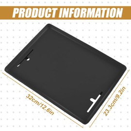 WIYETY Black Bedside Table Hanging Shelf: Bedside Table for Hanging, Bedside Table Shelf Clip, Bed Tray Floating Bedside Table Shelf for Bed