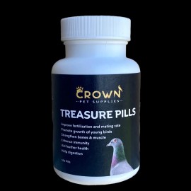 Grown Pet Supplies Treasure Supplement Pills, Fertility, Feather, Growth & Immunity For Pigeons