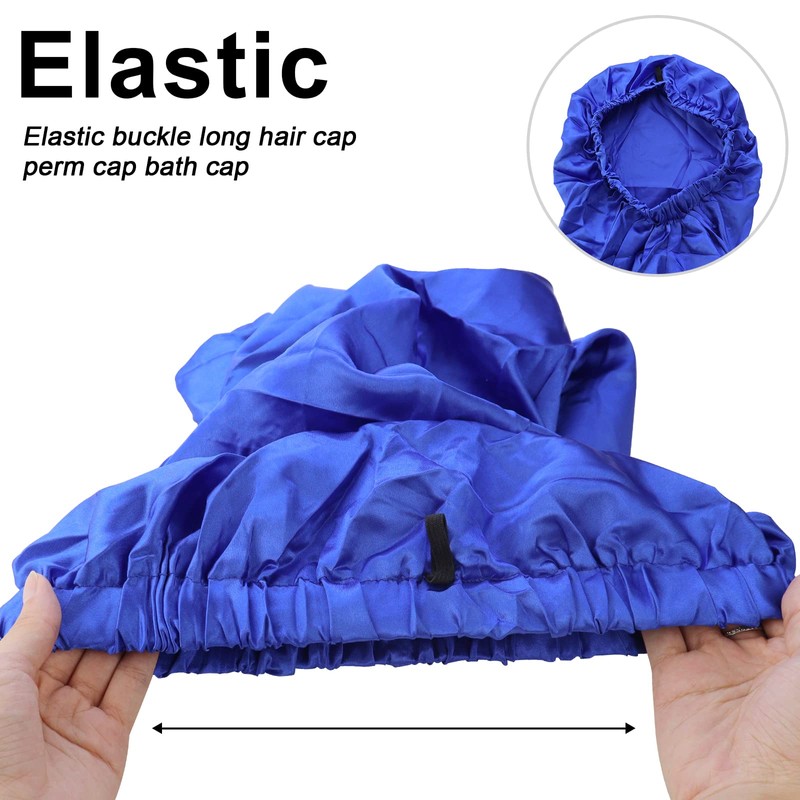 TCOTBE 3 Pcs Foldable Extra Long Sleeping Caps Soft Stain