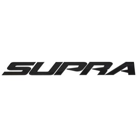 Supra Boat Raised Logo Decal Emblem 115131 | Hardened Plastic Black