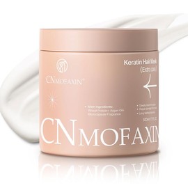 CNMOFAXIN Keratin Hair Mask with Argan Oil Deep Repair Conditioning Hair Treatment for Dry Damaged Hair 17.5 oz Hair Care Product for All Hair Types Conditioner Haircare