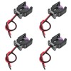 Ollanoos 4Pcs 2 Pin Car Diesel Injector Connector Wire Harness