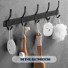 TooCust Coat Rack Wall Mounted, 5 Hooks 16", Heavy Duty,