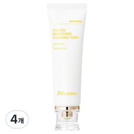 JM Solution Vita Duo Brightening Cleansing Foam, 4 pieces, 120ml / 제이엠솔루션 비타 듀오 브라이트닝 클렌징 폼, 4개, 120ml